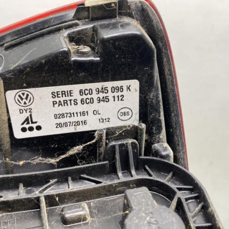 Feu arriere principal droit (feux) VOLKSWAGEN POLO 5 Photo n°4