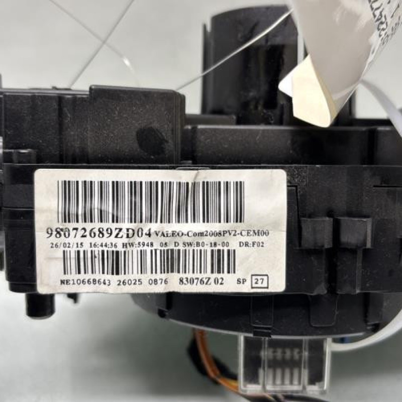 Com (Bloc Contacteur Tournant+Commodo Essuie Glace+Commodo Phare) PEUGEOT 308 2 Photo n°3