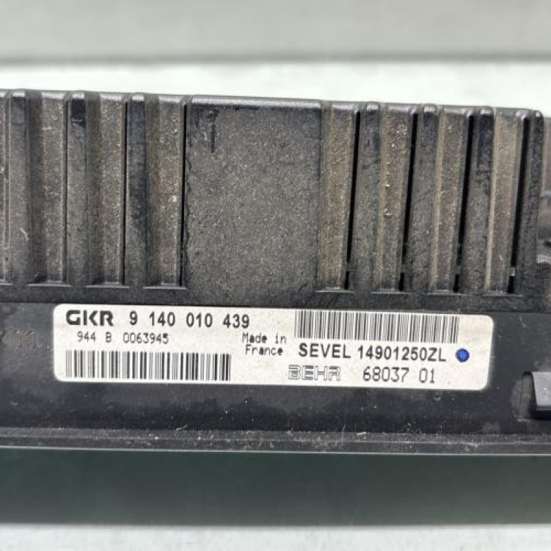 Commande chauffage CITROEN EVASION Photo n°2