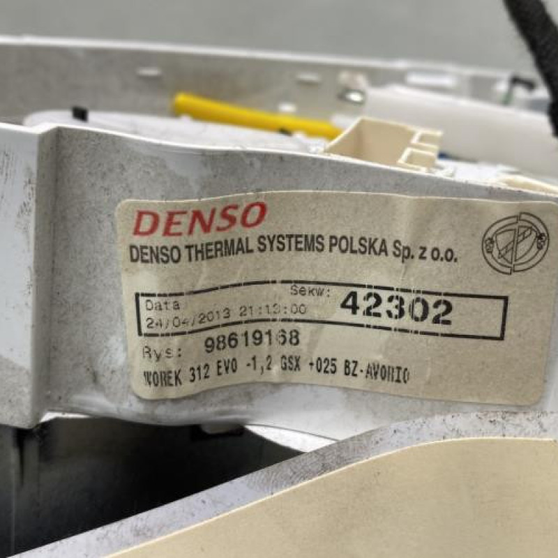 Commande chauffage FIAT 500 2 Photo n°4