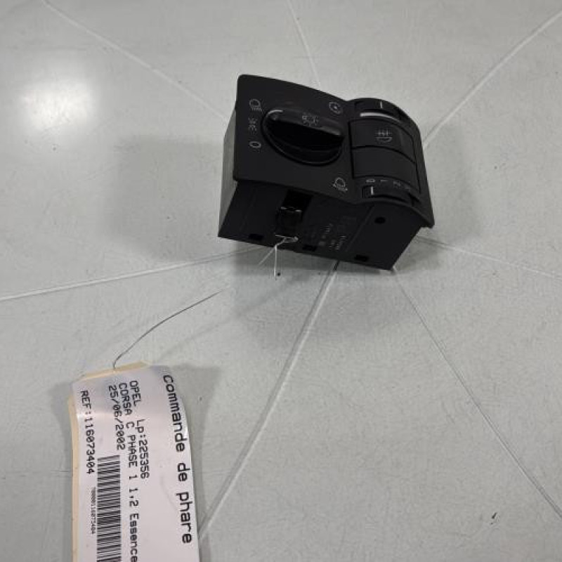 Commande de phare OPEL CORSA C Photo n°2