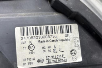 Optique avant principal gauche (feux)(phare) SKODA OCTAVIA 2