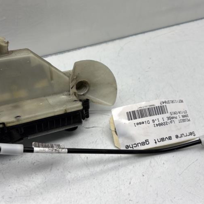 Serrure avant gauche PEUGEOT 2008 1 Photo n°2