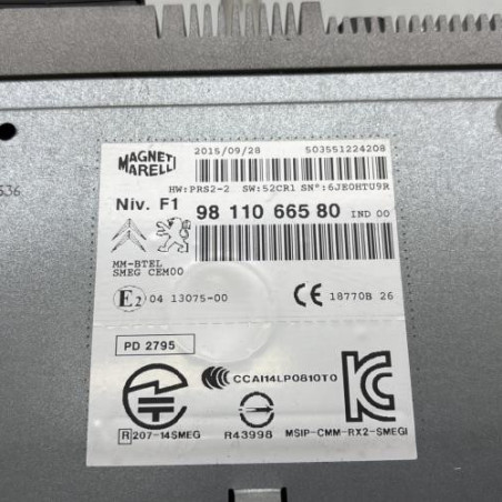 Autoradio d'origine PEUGEOT 2008 1