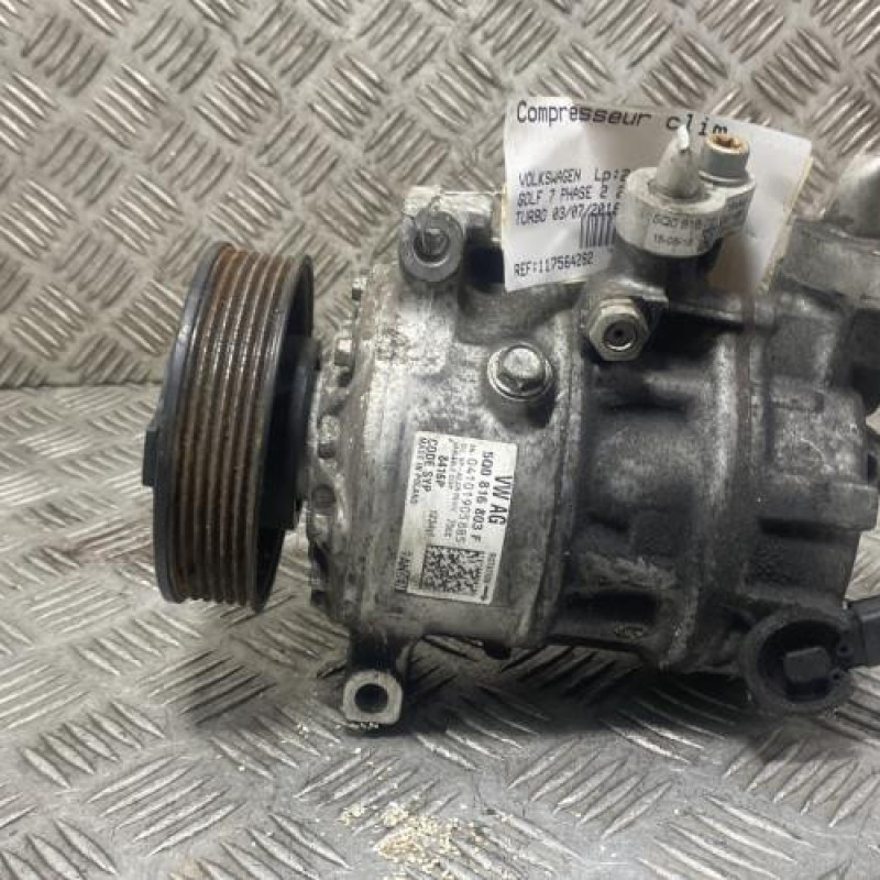 Compresseur clim VOLKSWAGEN GOLF 7 Photo n°2