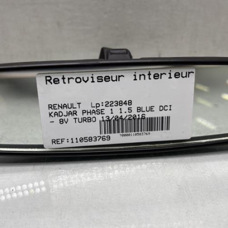 Retroviseur interieur RENAULT KADJAR Photo n°1
