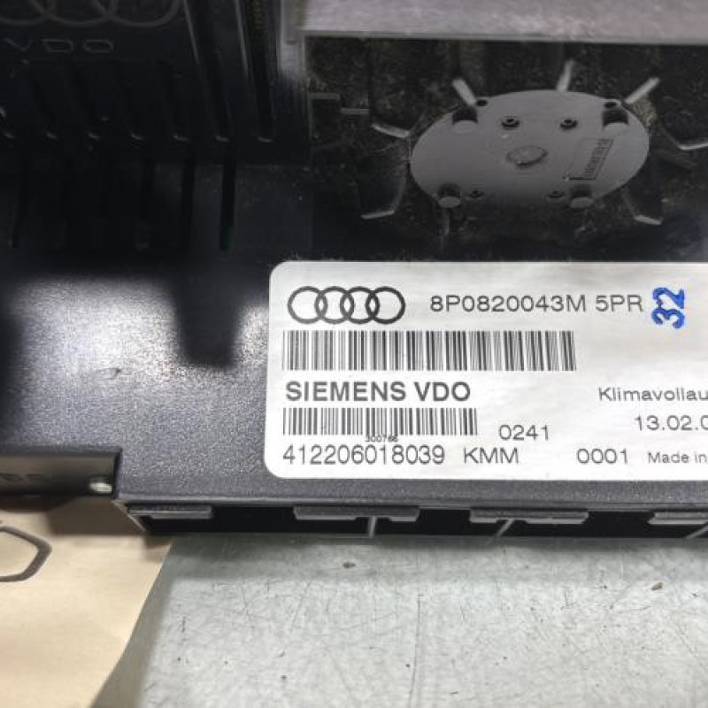 Commande chauffage AUDI A3 2 Photo n°4