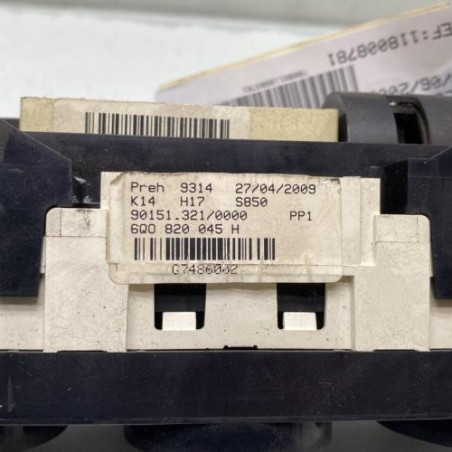 Commande chauffage VOLKSWAGEN POLO 4