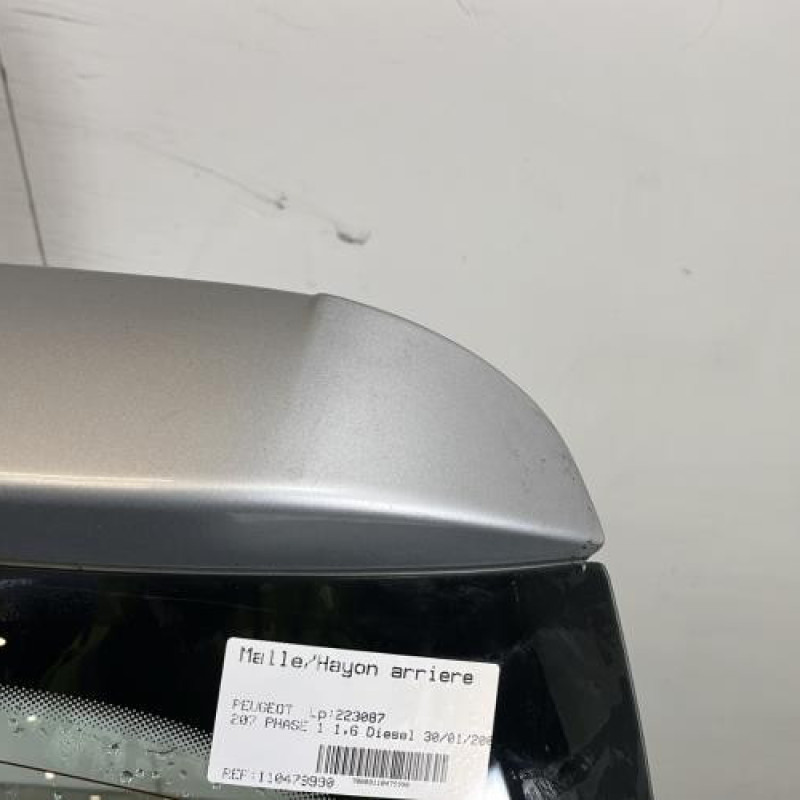 Malle/Hayon arriere PEUGEOT 207 Photo n°3
