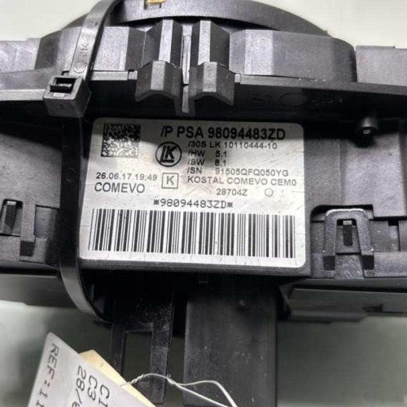 Com (Bloc Contacteur Tournant+Commodo Essuie Glace+Commodo Phare) CITROEN C3 3 Photo n°4