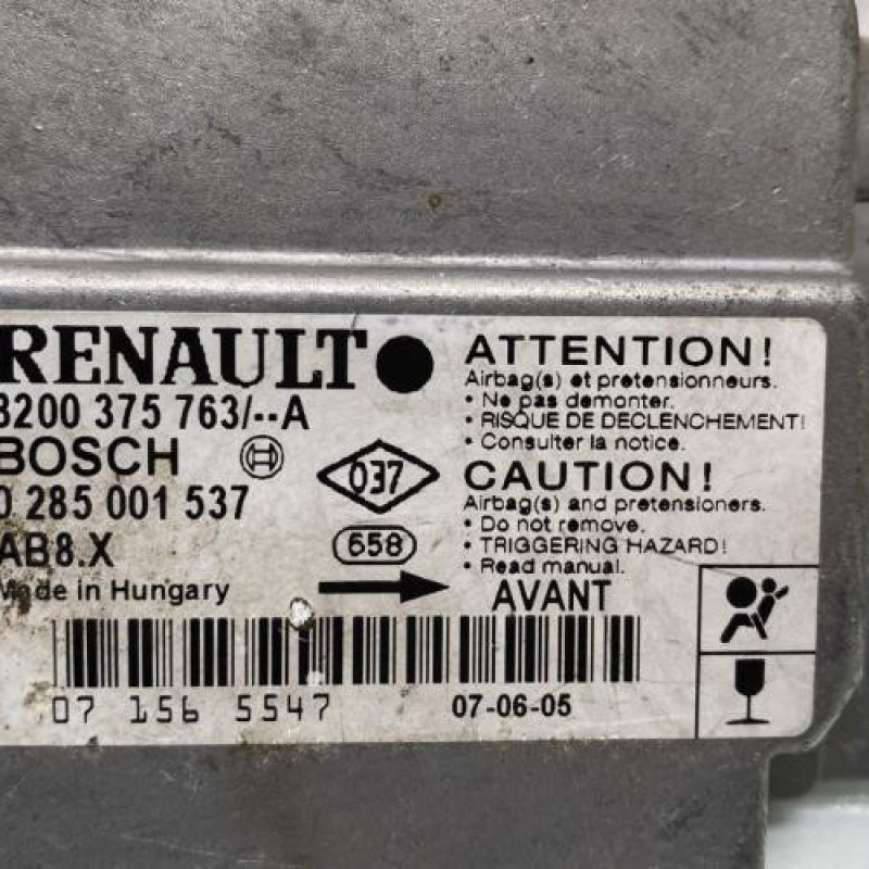 Boitier air bag RENAULT CLIO 2 CAMPUS Photo n°2