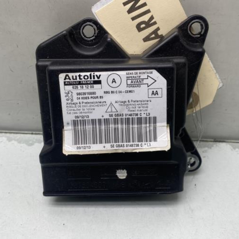 Boitier air bag PEUGEOT PARTNER 2 Photo n°1