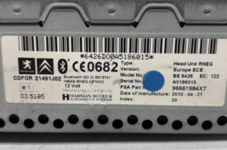 Autoradio d'origine PEUGEOT 3008 1
