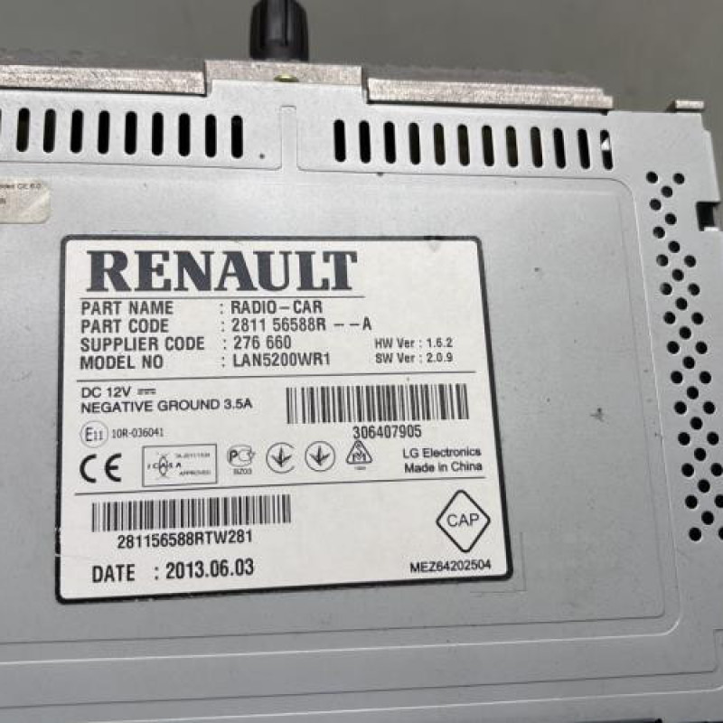 Autoradio d'origine DACIA SANDERO 2 Photo n°2