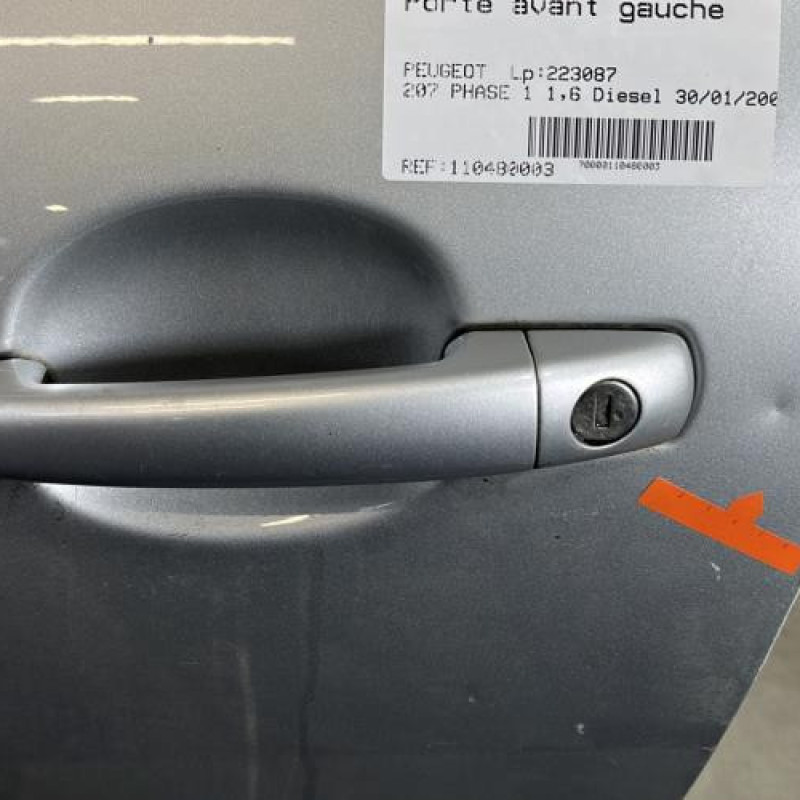 Porte avant gauche PEUGEOT 207 Photo n°2