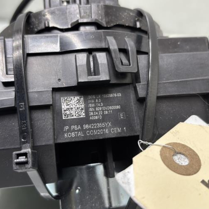 Com (Bloc Contacteur Tournant+Commodo Essuie Glace+Commodo Phare) OPEL CORSA F Photo n°4