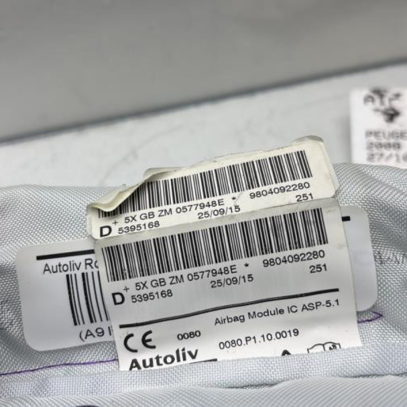Air bag rideau droit PEUGEOT 2008 1 Photo n°4