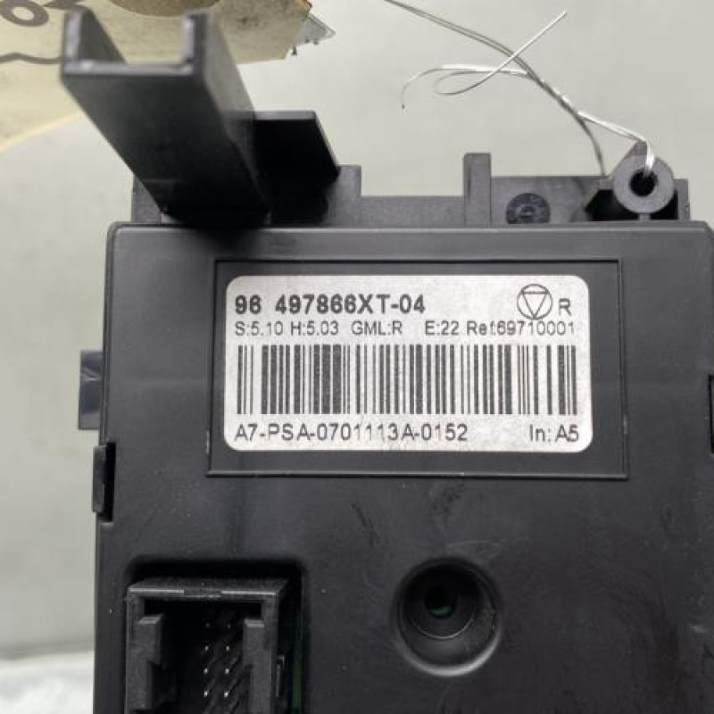 Commande chauffage PEUGEOT 207 Photo n°4