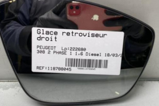 Glace retroviseur droit PEUGEOT 308 2 Photo n°1