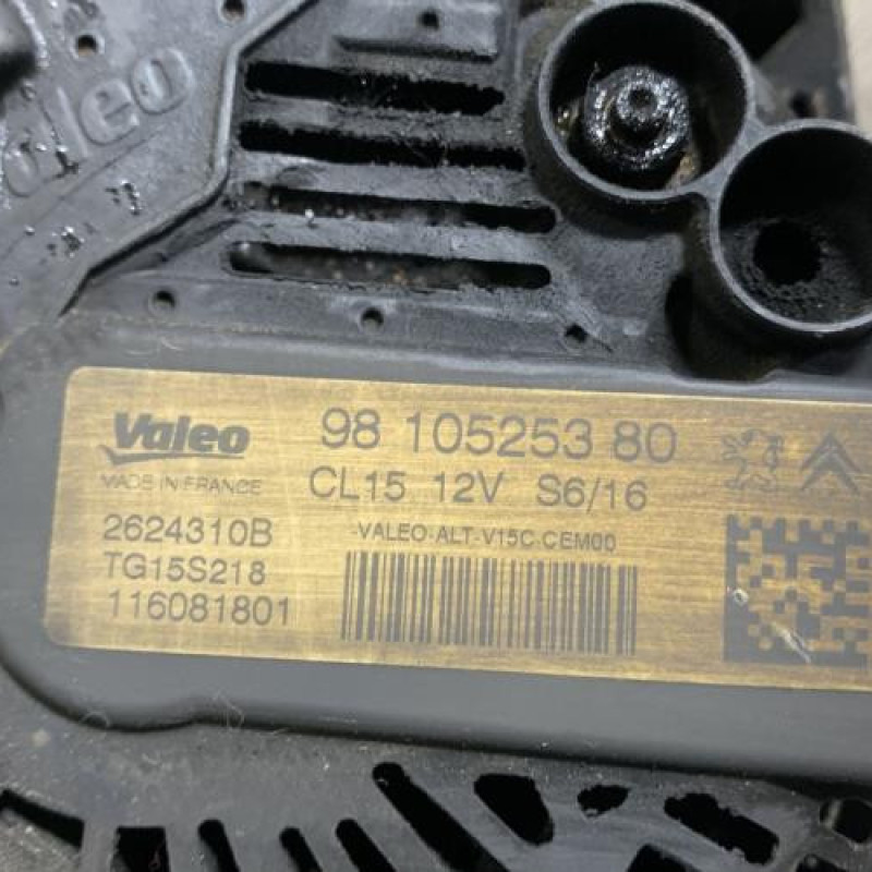 Alternateur PEUGEOT 308 2 Photo n°2