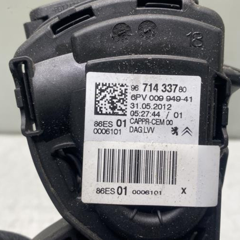 Pedale d'accelerateur PEUGEOT 208 1 Photo n°5