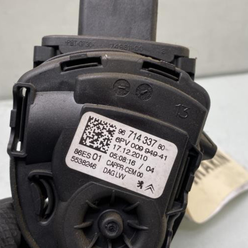 Pedale d'accelerateur PEUGEOT 308 1 Photo n°4