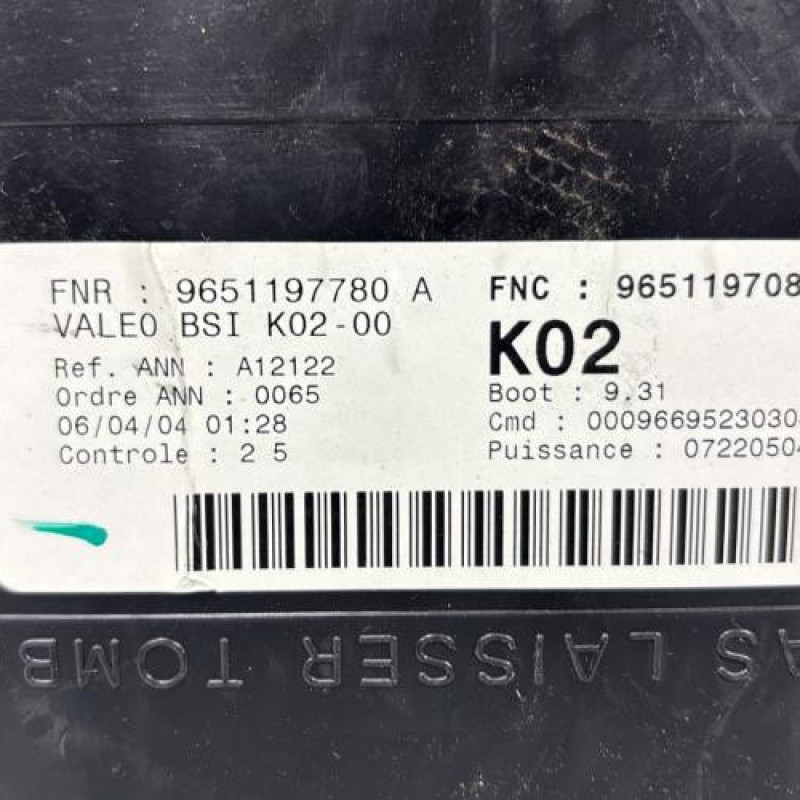 Kit de demarrage PEUGEOT 307 Photo n°7