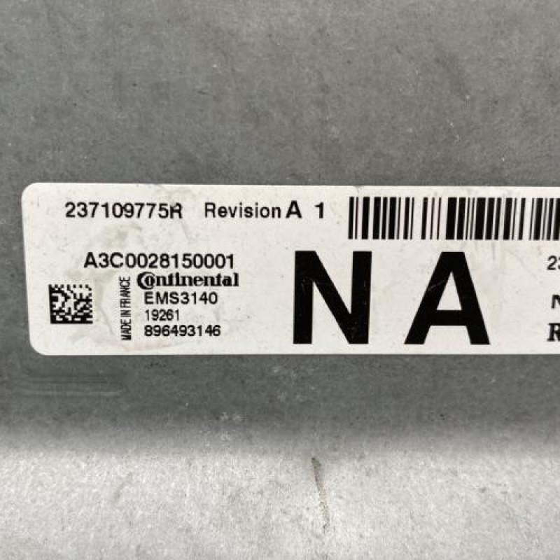 Calculateur moteur DACIA SANDERO 2 Photo n°2