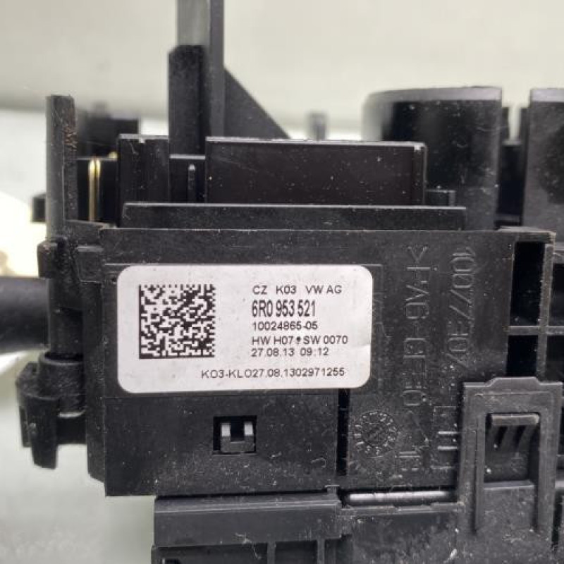 Com (Bloc Contacteur Tournant+Commodo Essuie Glace+Commodo Phare) VOLKSWAGEN POLO 5 Photo n°5