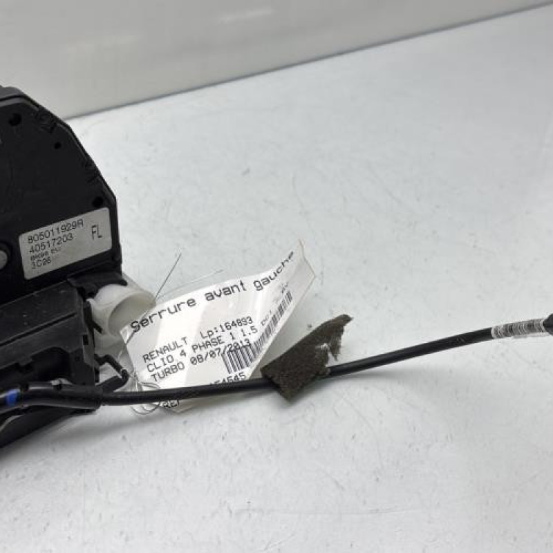 Serrure avant gauche RENAULT CLIO 4 Photo n°2