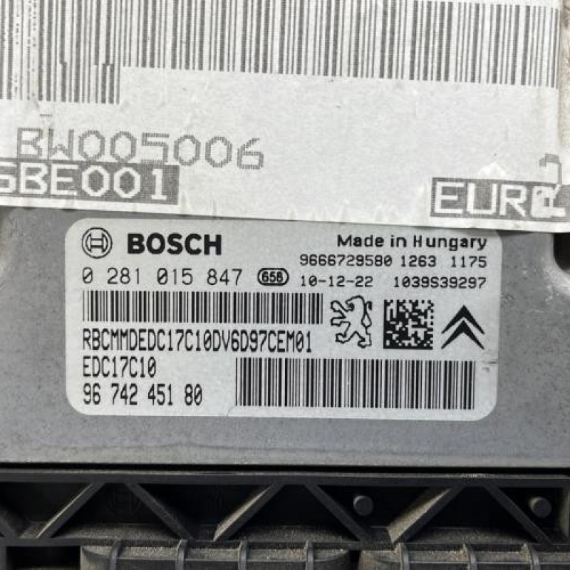 Kit de demarrage PEUGEOT 207 Photo n°3