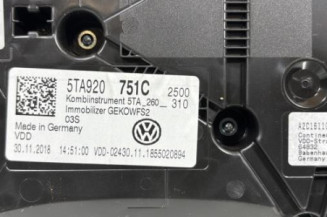 Compteur VOLKSWAGEN TOURAN 3
