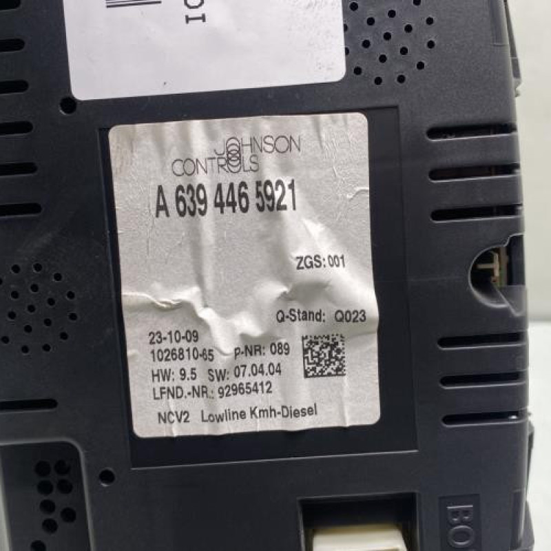 Compteur MERCEDES VITO 639 Photo n°4