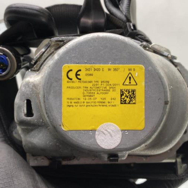 Pretensionneur de ceinture avant droit RENAULT TWINGO 3 Photo n°4