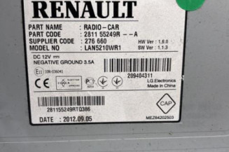 Autoradio d'origine RENAULT CLIO 4
