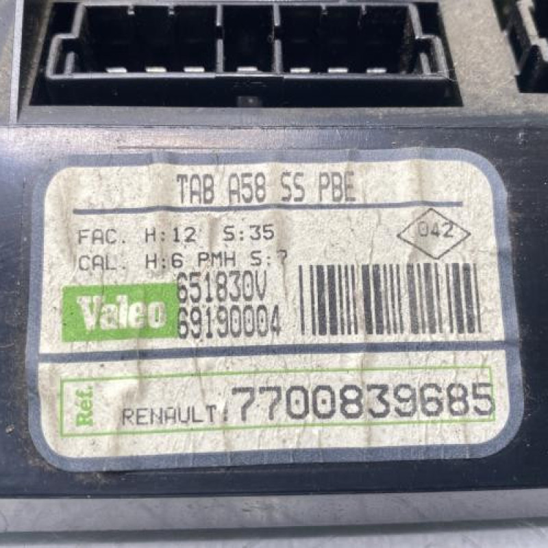 Commande chauffage RENAULT SAFRANE Photo n°3