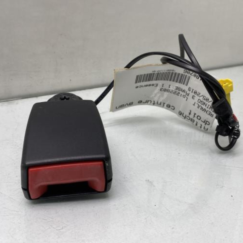 Attache ceinture avant droit RENAULT TWINGO 3 Photo n°1