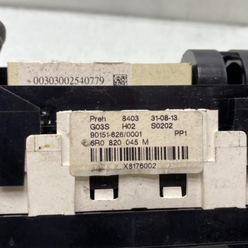 Commande chauffage VOLKSWAGEN POLO 5 Photo n°4