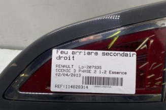 Feu arriere secondaire droit (feux) RENAULT SCENIC 3 Photo n°1