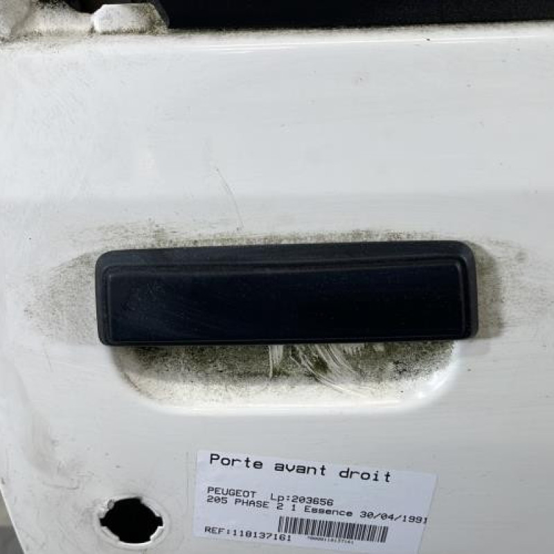 Porte avant droit PEUGEOT 205 Photo n°2