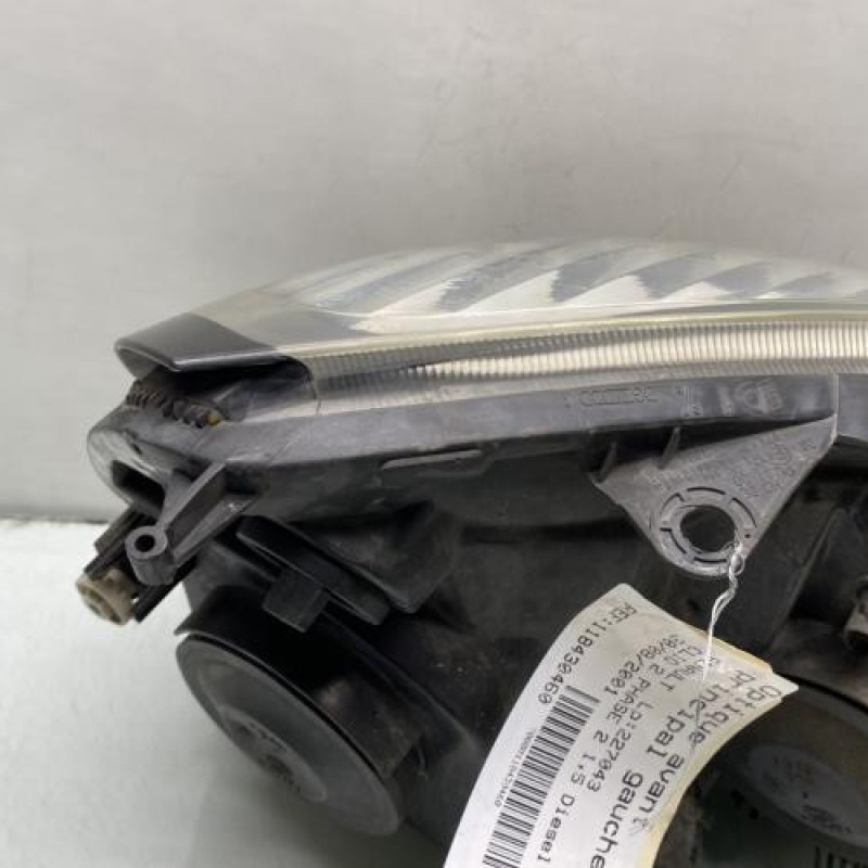 Optique avant principal gauche (feux)(phare) RENAULT CLIO 2 Photo n°3