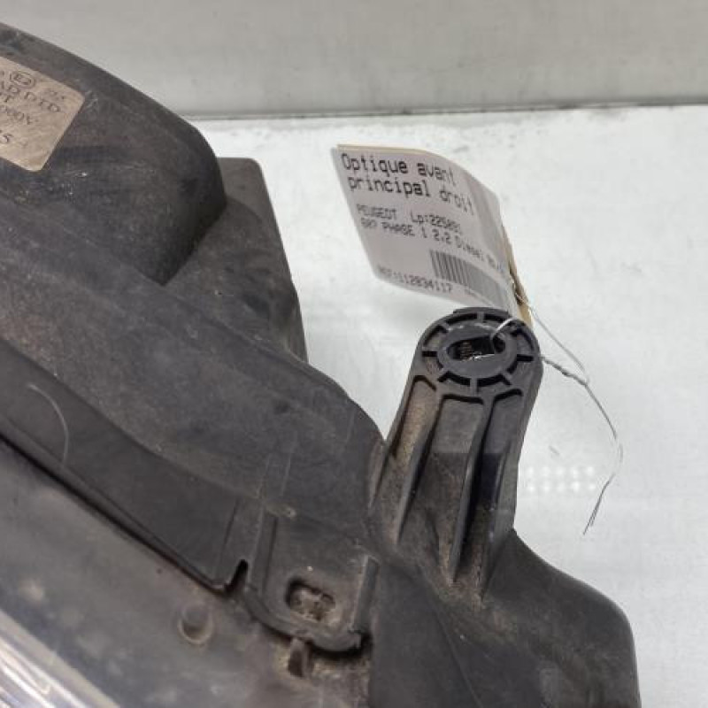 Optique avant principal droit (feux)(phare) PEUGEOT 607 Photo n°4