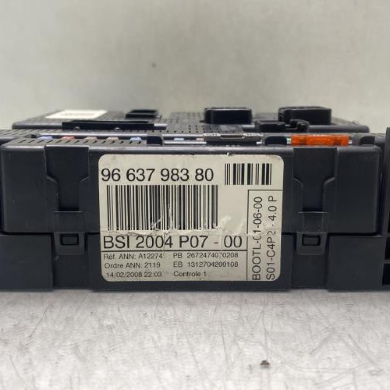 Boitier BSI CITROEN JUMPY 2 Photo n°4