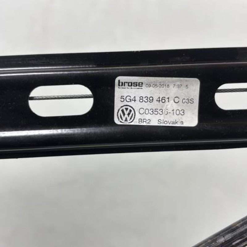 Leve vitre electrique arriere gauche VOLKSWAGEN GOLF 7 Photo n°7