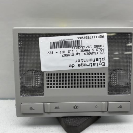 Eclairage de plafonnier VOLKSWAGEN POLO 5 Photo n°1