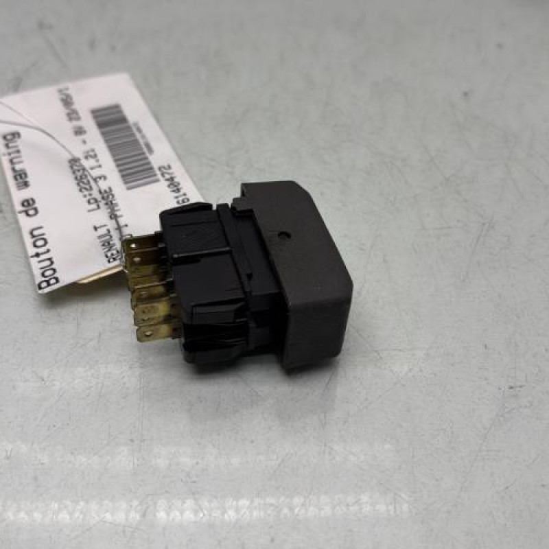 Bouton de warning RENAULT CLIO 1 Photo n°3