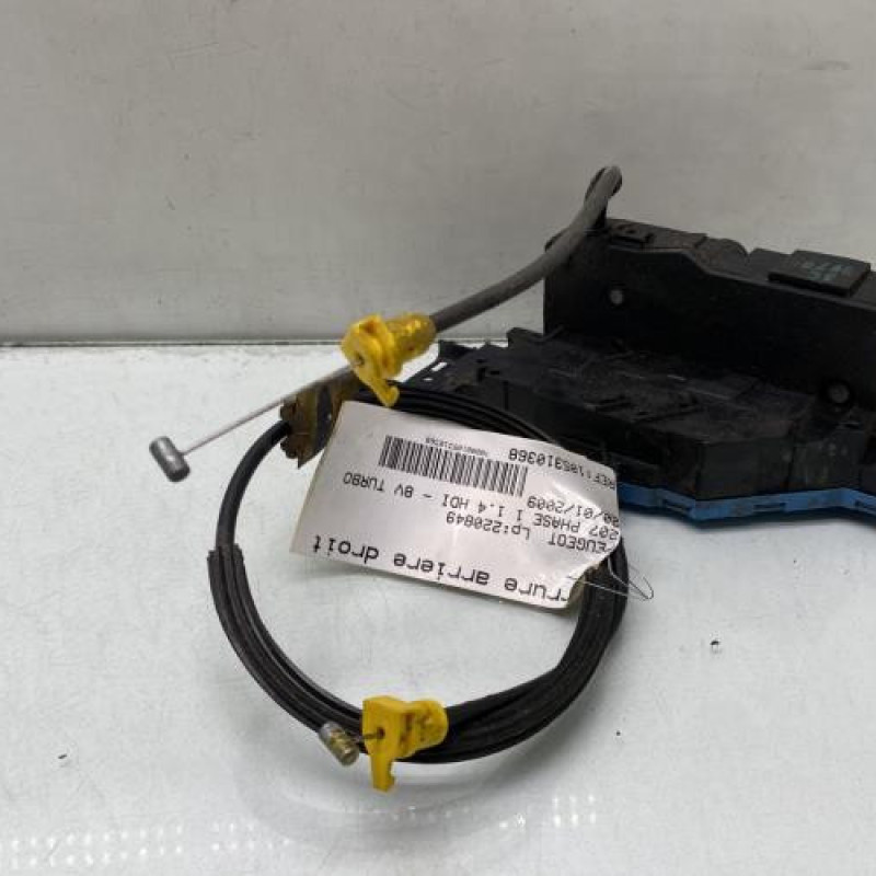 Serrure arriere droit PEUGEOT 207 Photo n°3