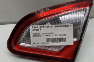 Feu arriere secondaire droit (feux) NISSAN QASHQAI 1 Photo n°1