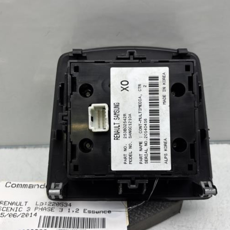 Commande GPS RENAULT SCENIC 3 Photo n°2