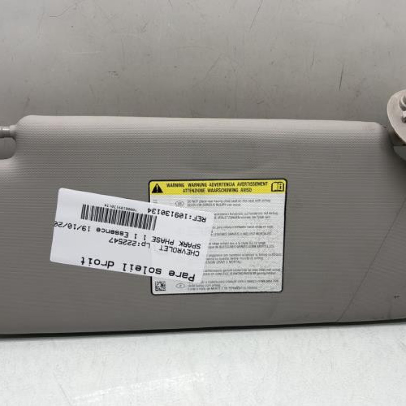 Pare soleil droit CHEVROLET SPARK Photo n°1